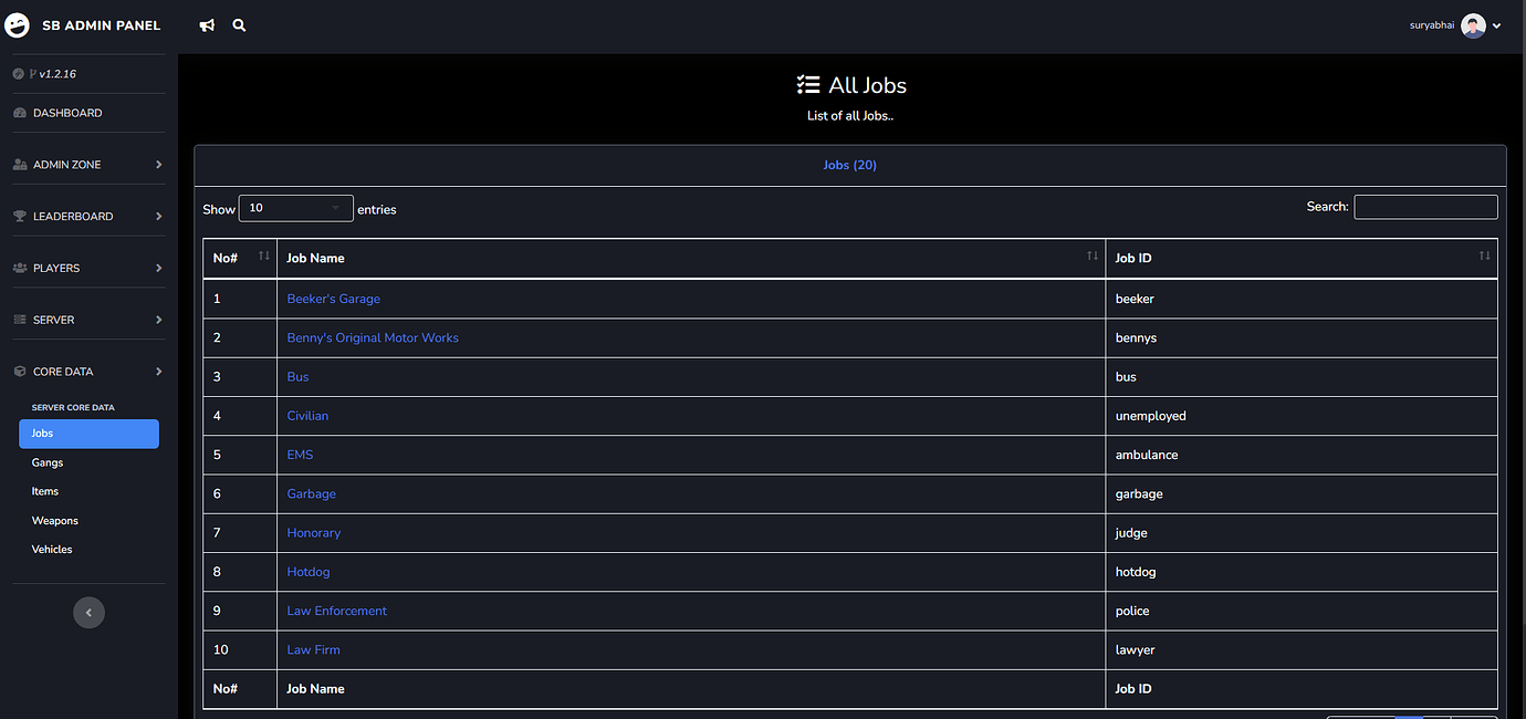 [PAID][QBCore/QBox] SB Admin Panel - Revolutionary FiveM Server ...
