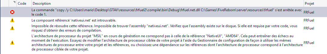 C# compile problem - Discussion - Cfx.re Community