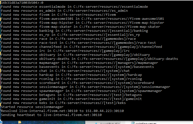 FXserver - resources not starting - FiveM Client Support - Cfx Forum