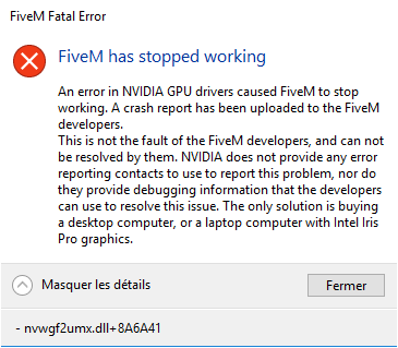 FiveM Fatal Error bug - FiveM Client Support - Cfx.re Community