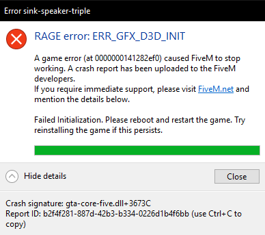 rage error