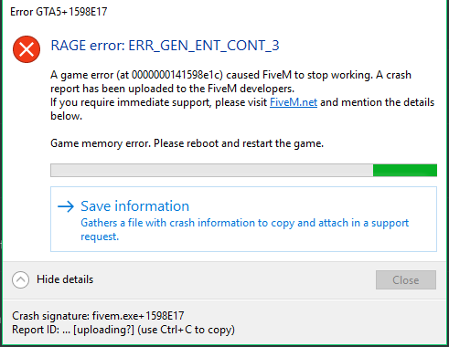 Crashes every 5 min - FiveM Client Support - Cfx.re Community