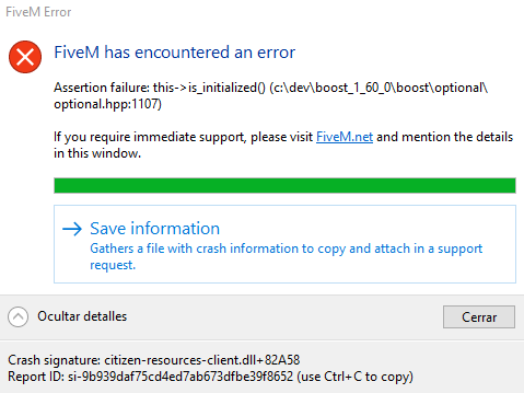 Cant load source... *error citizen resources client dll* - FiveM Client ...