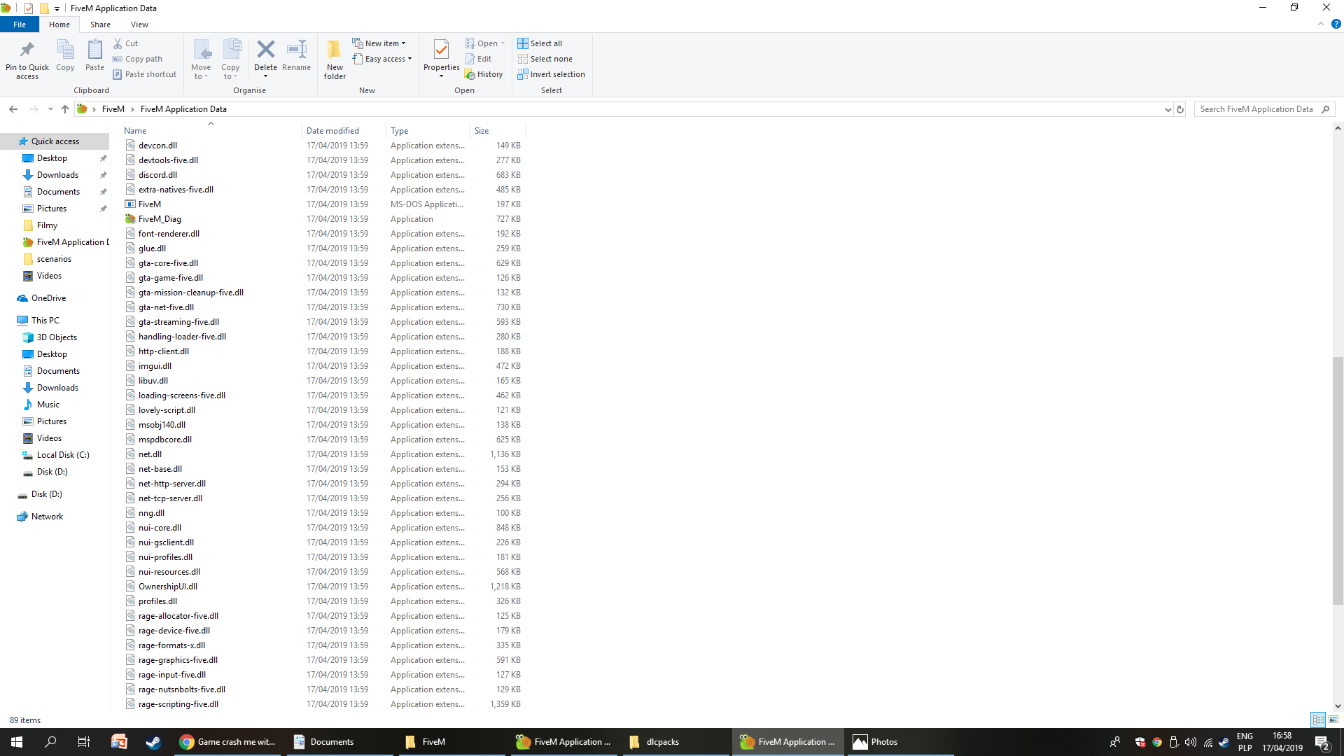 Game crash me within 5 minutes - FiveM Client Support - Cfx Forum