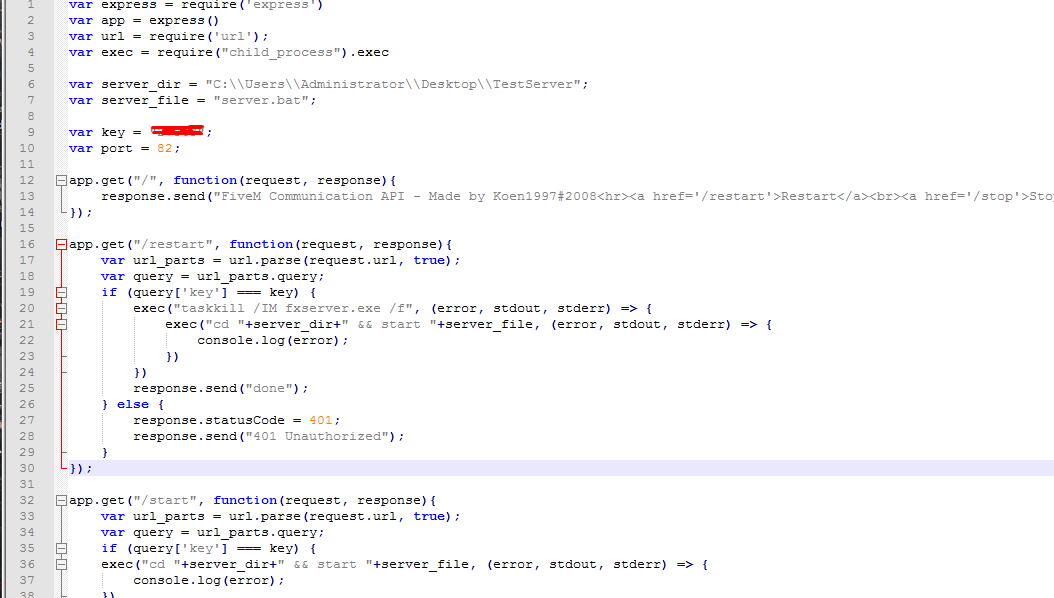[RELEASE] FiveM Web API (start / stop / reboot your server, made easy ...