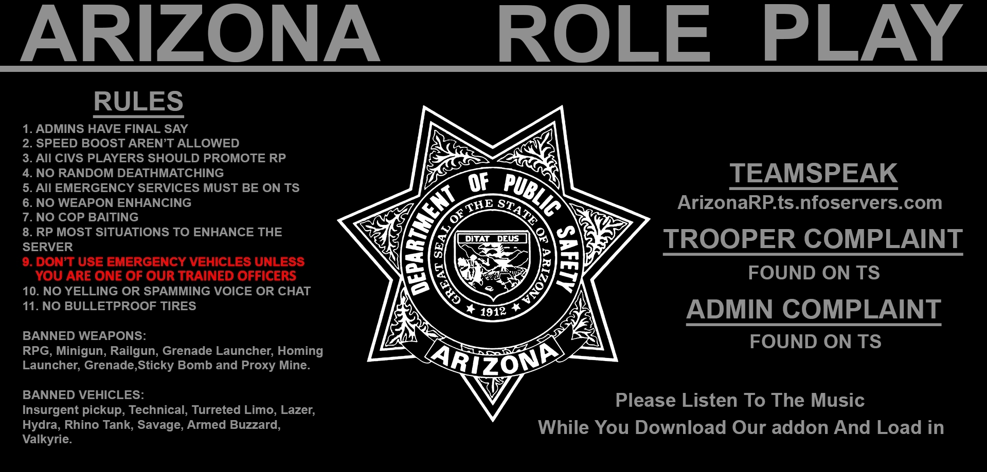Arizona RP Looking for More Police Officers And Fire Rescue Must be 16 ...