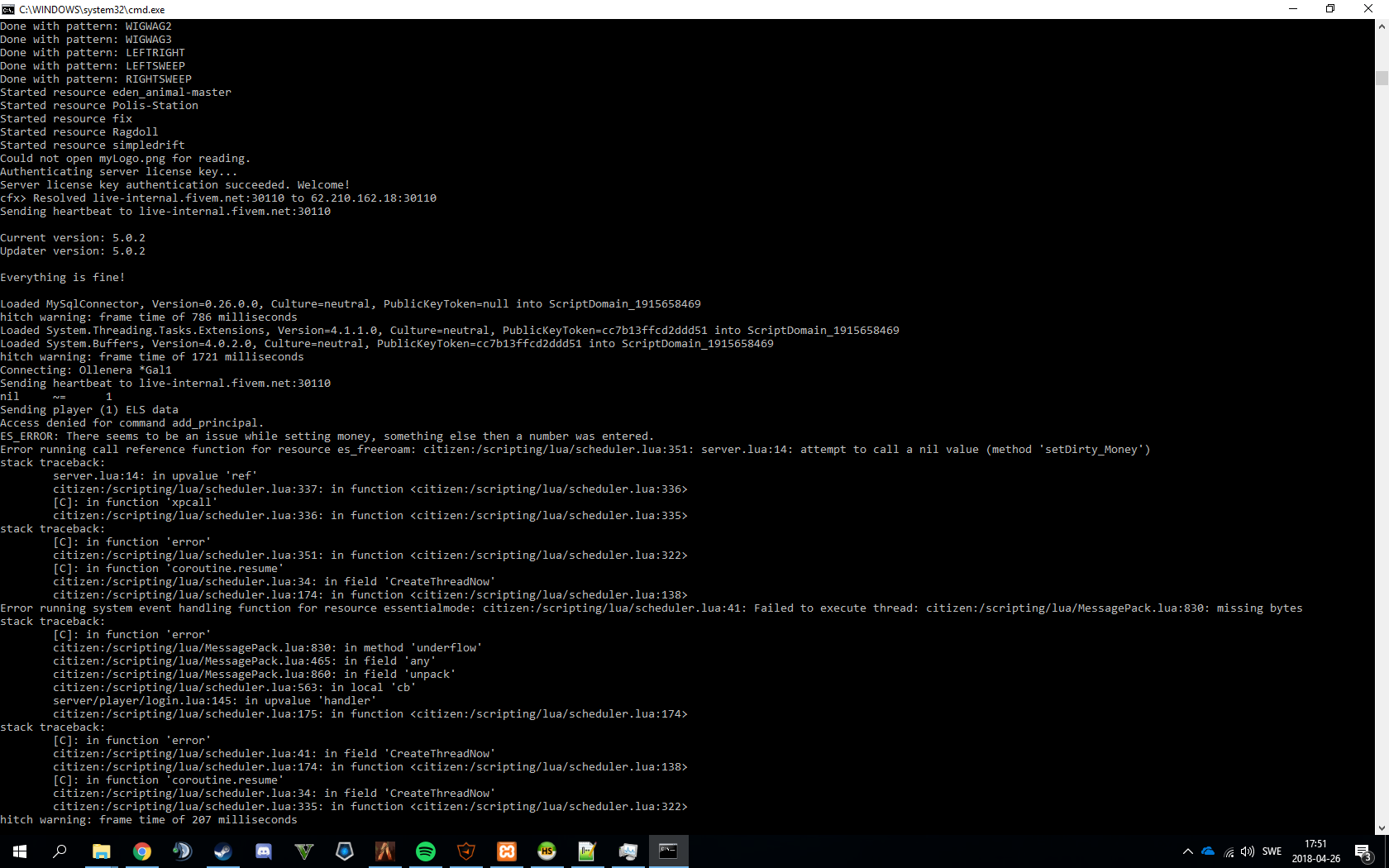 Help with my server please! - Discussion - Cfx Forum