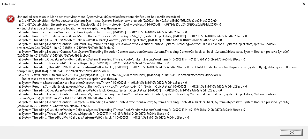 Server Error 