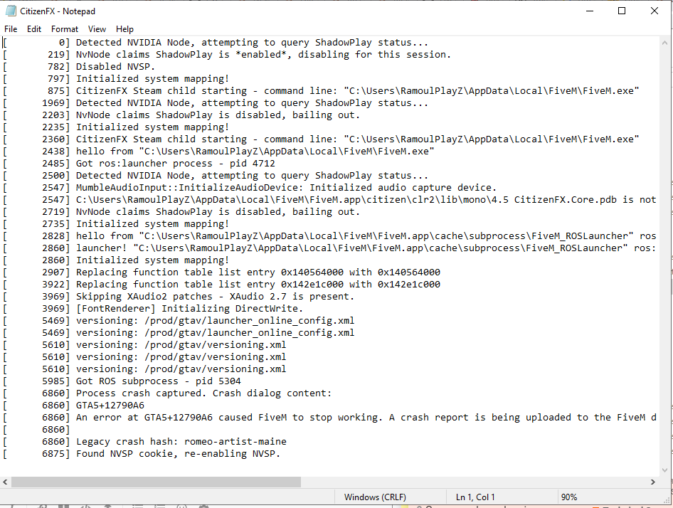 My game crashes when i launch it - FiveM Client Support - Cfx.re Community