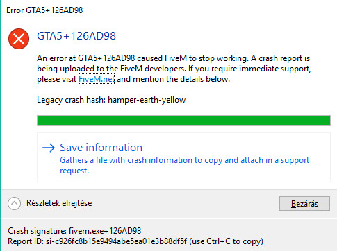 Fivem keeps crashing with GTA5+126AD98 - FiveM Client Support - Cfx Forum
