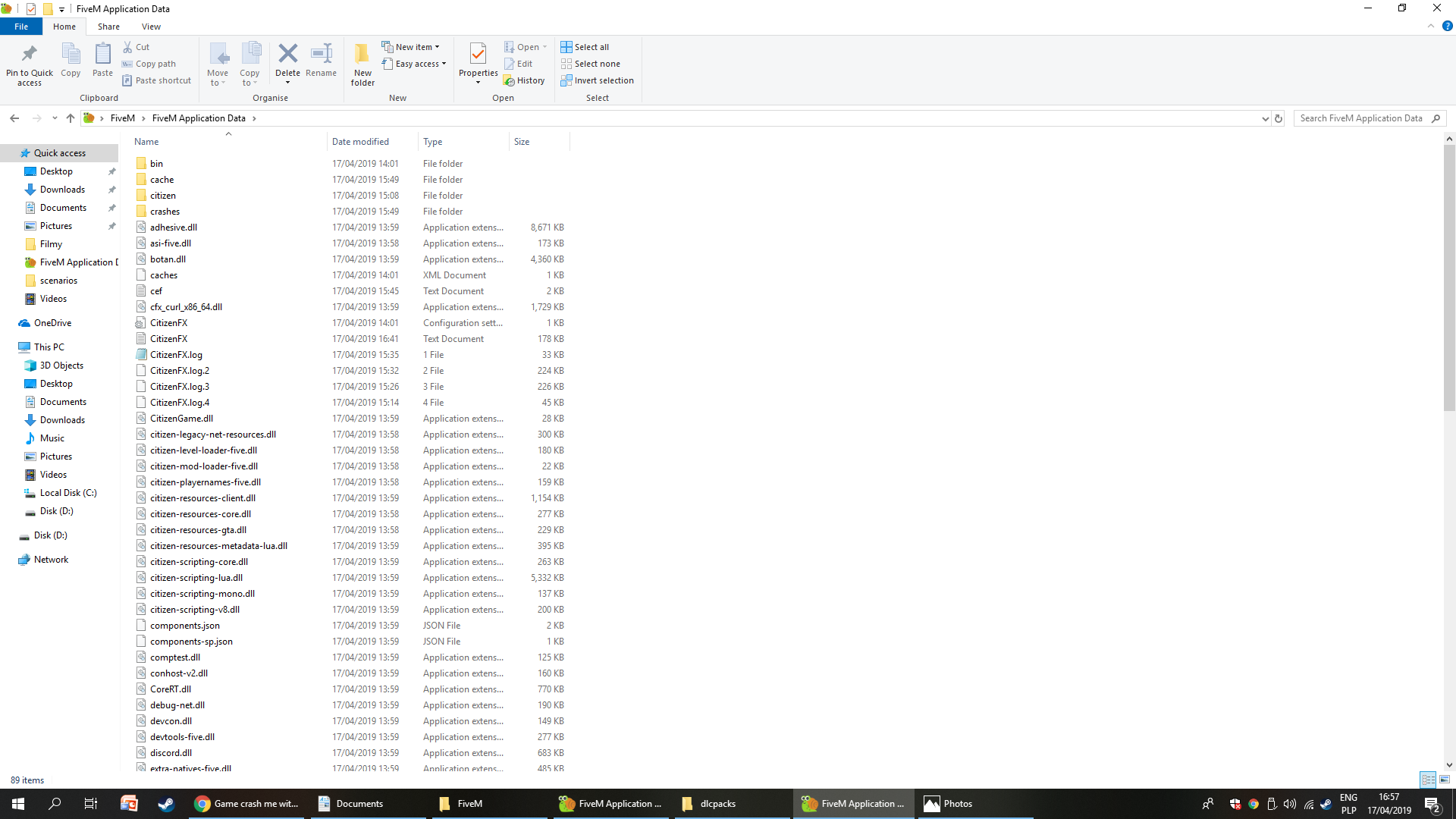 Game crash me within 5 minutes - FiveM Client Support - Cfx Forum