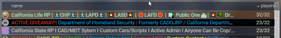California State Project Rp California State RP - Server Bazaar - Cfx.re Community