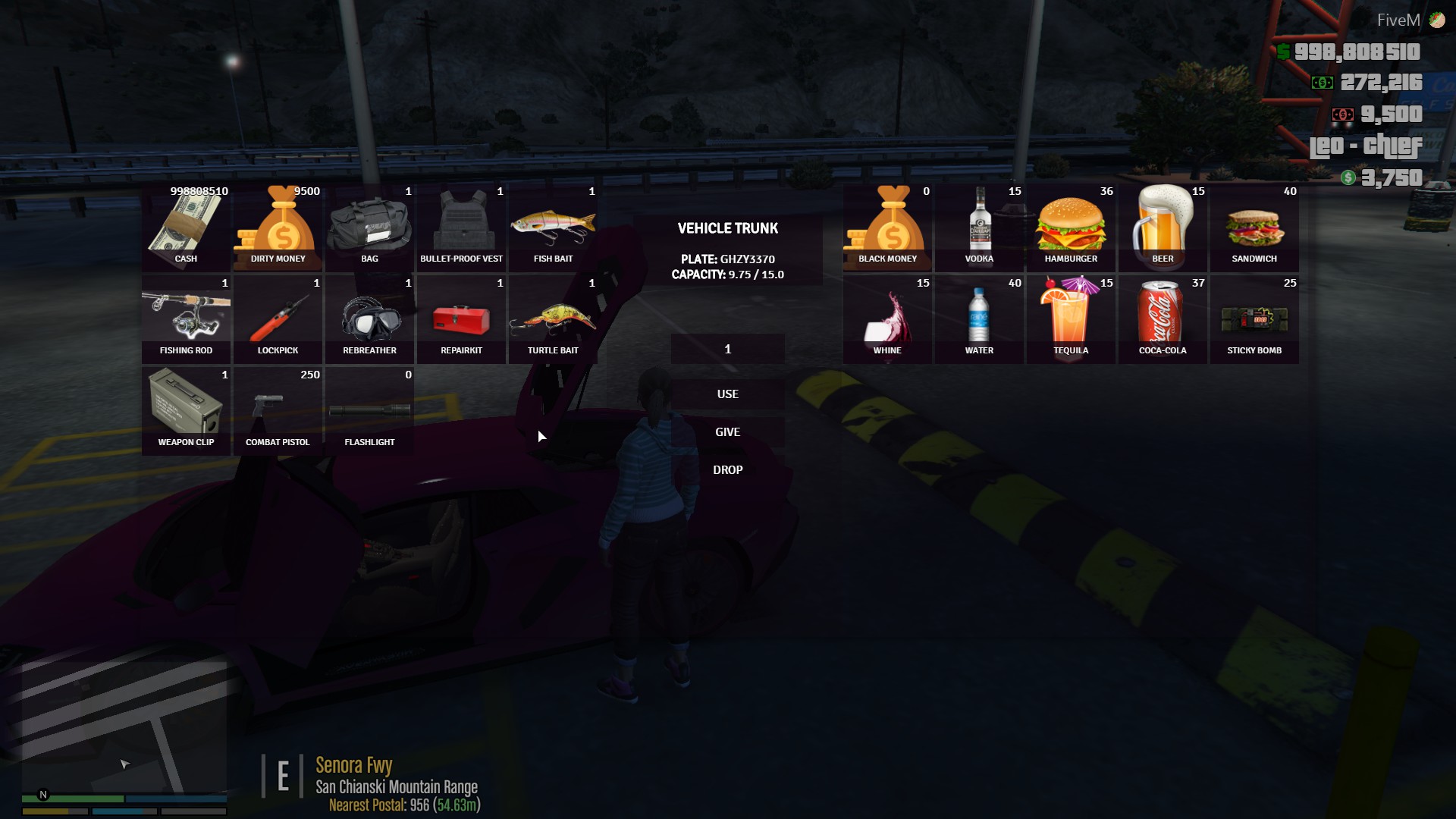 Addon Esx Inventory Hud Vehicle Trunk Fivem Releases Cfx Re Community