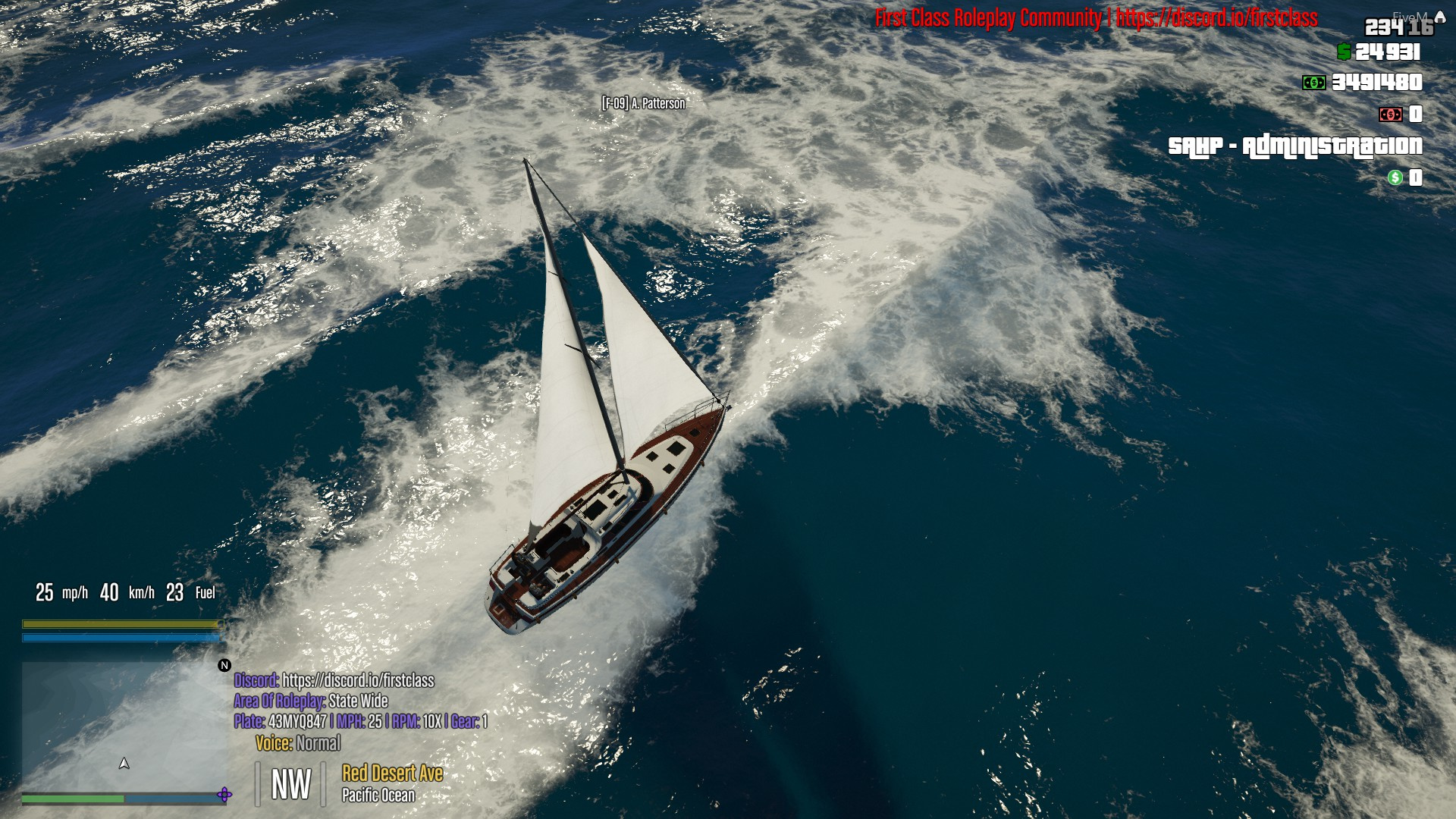 First Class Roleplay Community | Dedicated Server | Vmenu | http ...