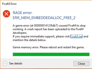 Game crashes upon loading into any server with new update - FiveM ...