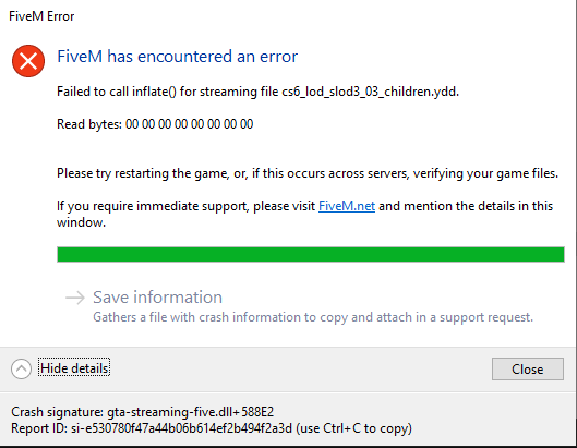 Crash instantly after joining server - FiveM Client Support - Cfx Forum