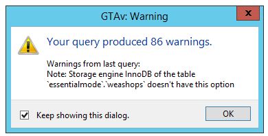 SQL db import error - Resource Support - Cfx.re Community