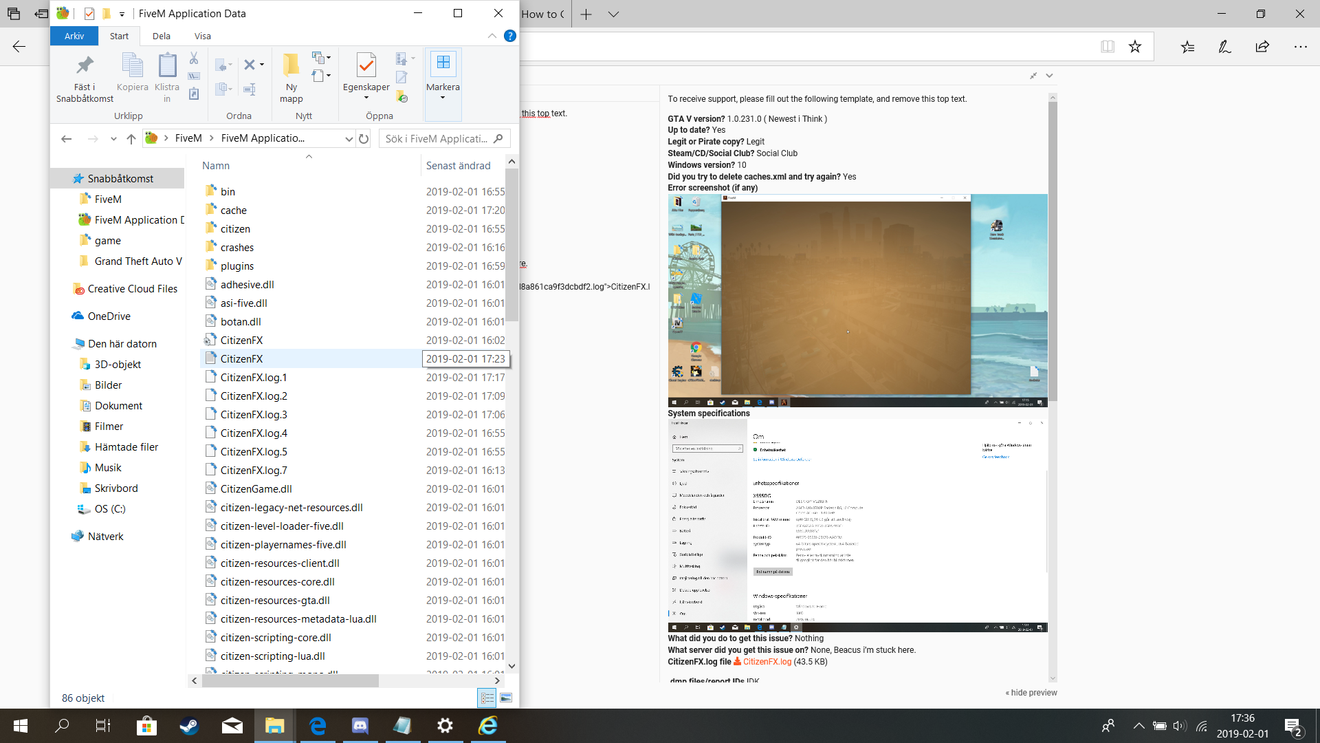 Stuck on starting / loading screen! - FiveM Client Support - Cfx Forum