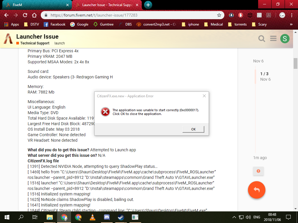Launcher Issue - FiveM Client Support - Cfx.re Community