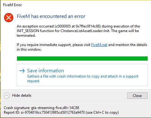 FiveM crashes when joining server? - FiveM Client Support - Cfx Forum