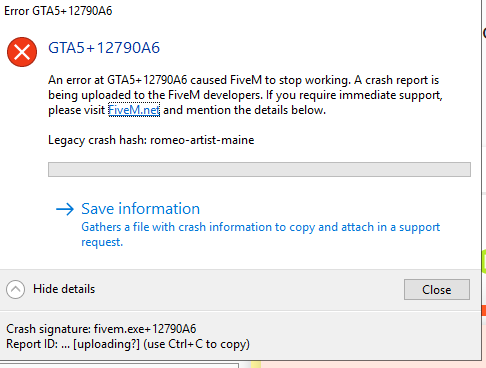 My game crashes when i launch it - FiveM Client Support - Cfx.re Community