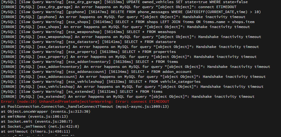 Confusing errors in the console - Server Discussion - Cfx Forum