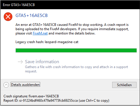 Server Join error. GTA5+12AE5CB - FiveM Client Support - Cfx.re Community