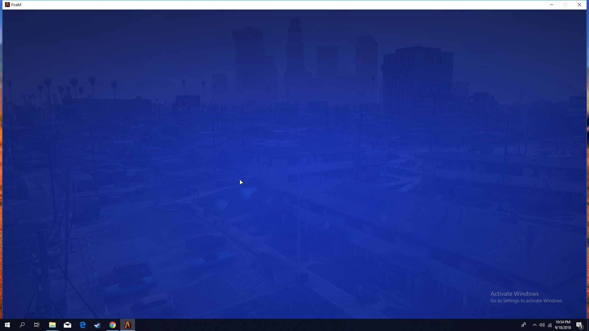 FiveM Will not Start up and will remain on the first blue screen ...