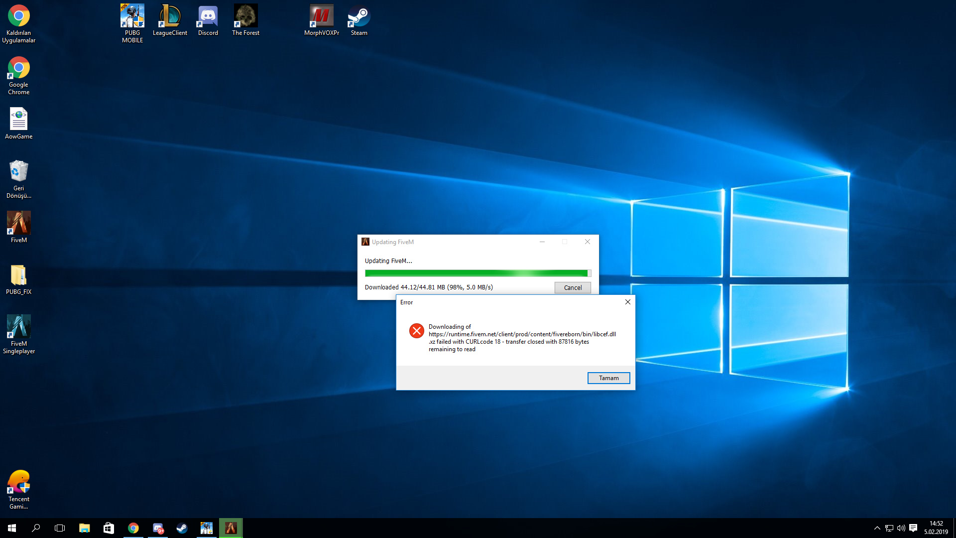 I can't download FiveM - FiveM Client Support - Cfx.re Community