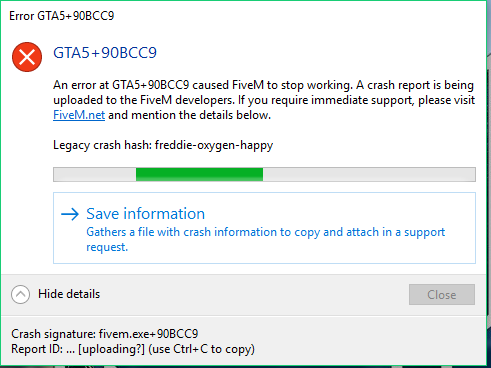 Crashes every 5 min - FiveM Client Support - Cfx.re Community