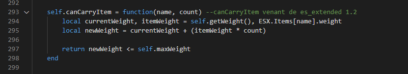 Problem with es_extended (weight) - ES/ESX - Cfx.re Community
