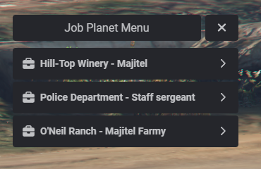 "[ESX] [PAID] BS JOBPLANET - The Revolutionary Script for ESX FiveM: Up to 6 Jobs per Player" thumbnail 4