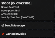 [QBCore] qb-invoice - an alternative functional billing system thumbnail 5