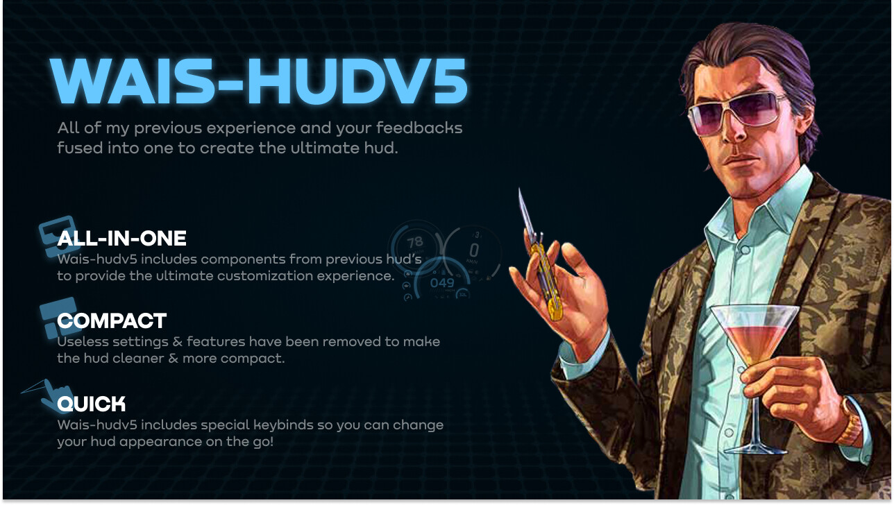 HUDV5 - Advanced Modern Hud - FiveM Search