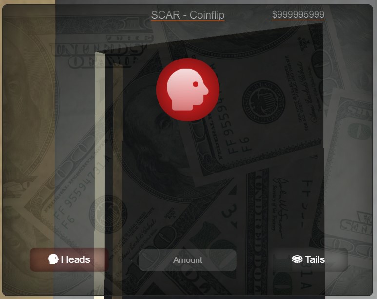 20% Sale [ESX,QBcore] Scar Coinflip - FiveM Releases - Cfx Forum