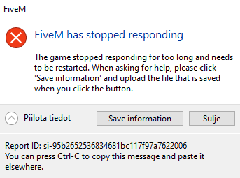 Fivem Keeps Crashing - FiveM Client Support - Cfx Forum