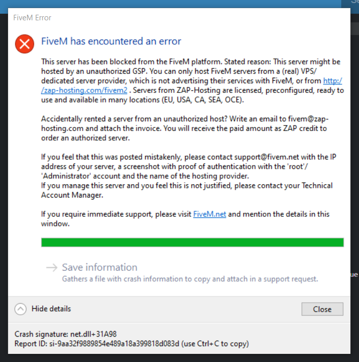 Unable get in my own server - Server Discussion - Cfx Forum