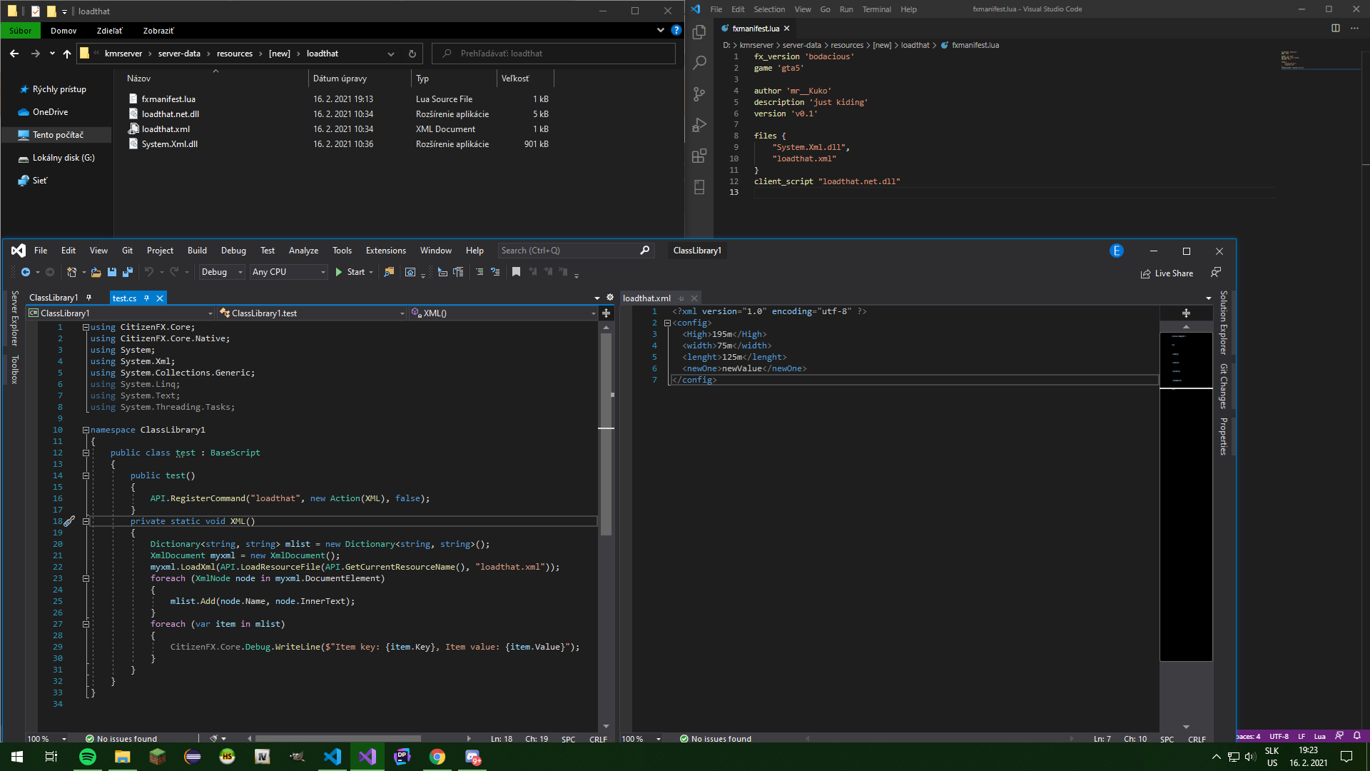 C# xml file error - Discussion - Cfx.re Community