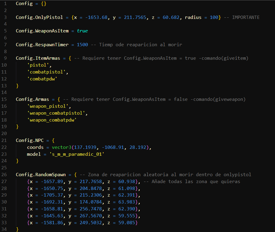 [ESX] - CR3 OnlyPistol Thumbnail