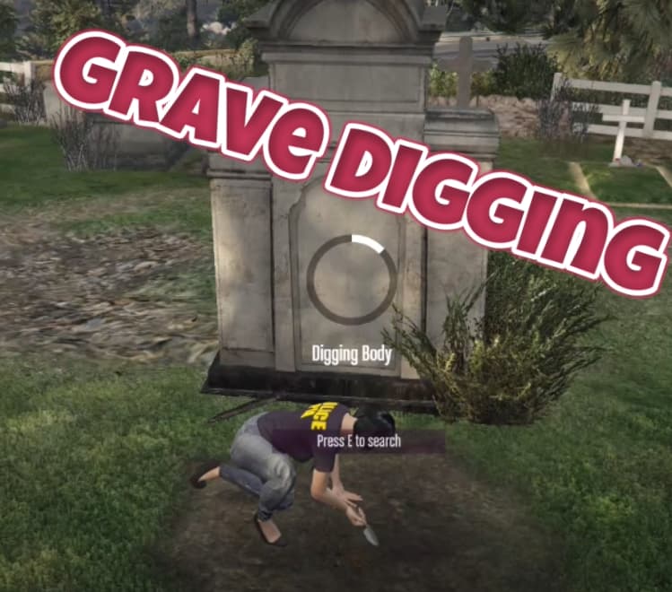[ESX/QBCore] Immersive Grave Digging Thumbnail