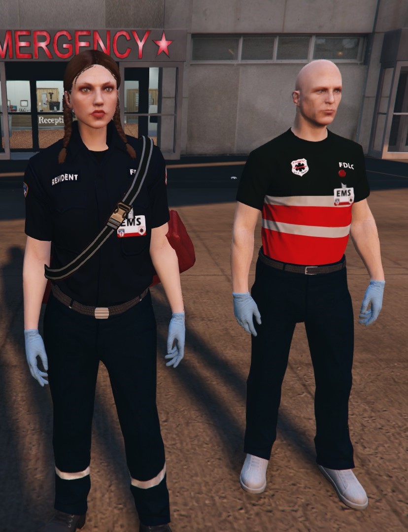 [CLOTHES] [PAID] Liberty City EMS Clothes pack / Pack de vêtement EMS ...