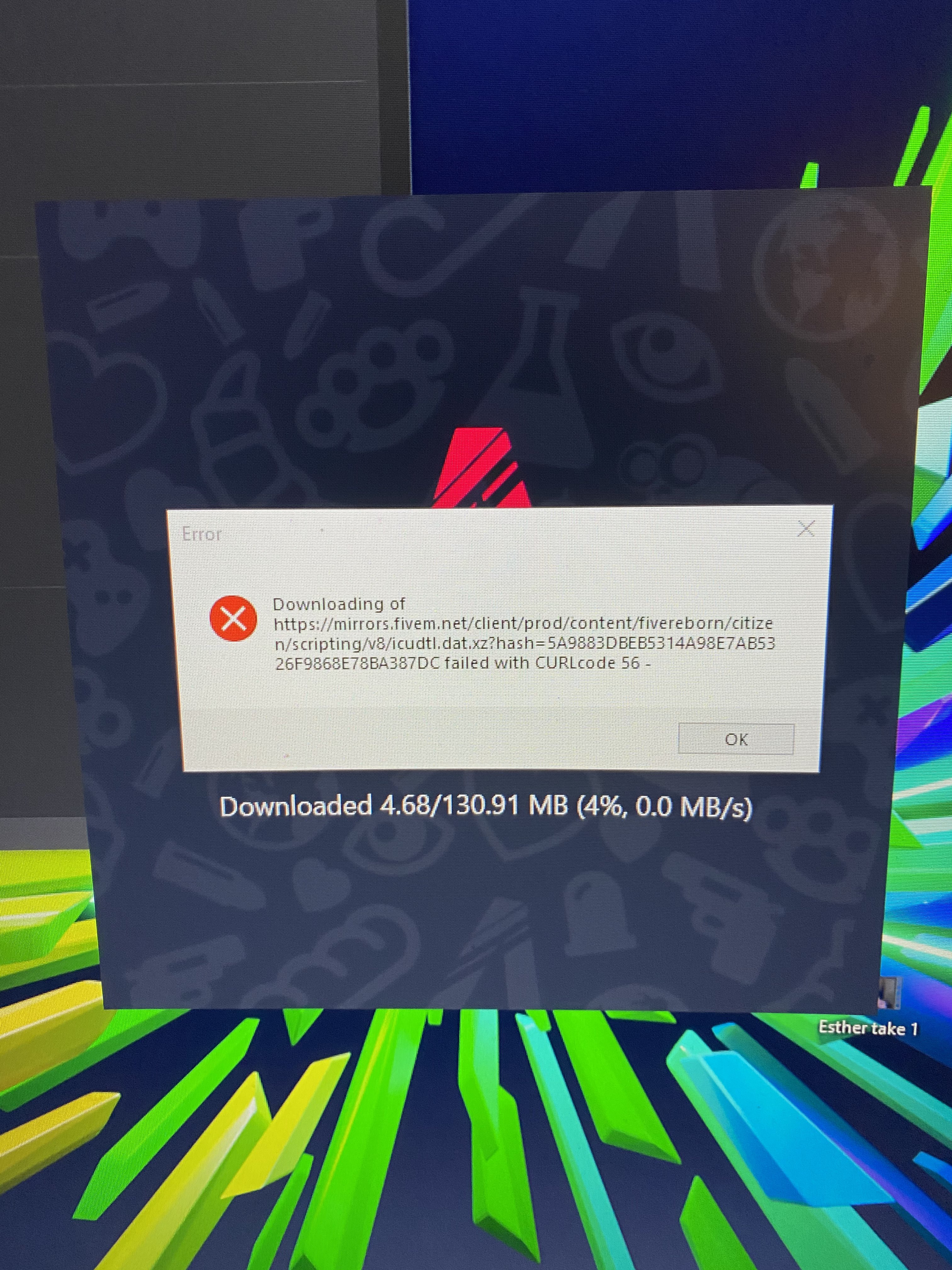 CURLcode 56 not letting me download fivem - FiveM Client Support - Cfx ...