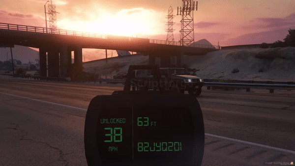 [STANDALONE/ESX/QB] Police speed gun with in-game display Thumbnail