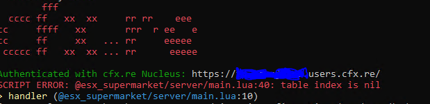 [HELP] I have ESX issue - ES/ESX - Cfx.re Community