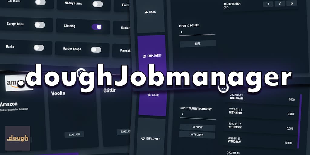 [PAID | ESX] doughJobmanager (3-in-1) Thumbnail
