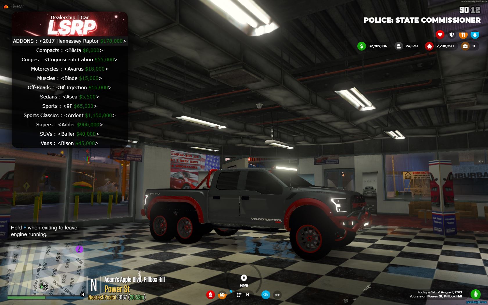 [NEW] LSRP | 110K START! | VMENU FOR COPS! | CUSTOM GARAGES | TONS OF ...