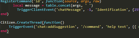 Adding a Command Suggestion - Discussion - Cfx Forum