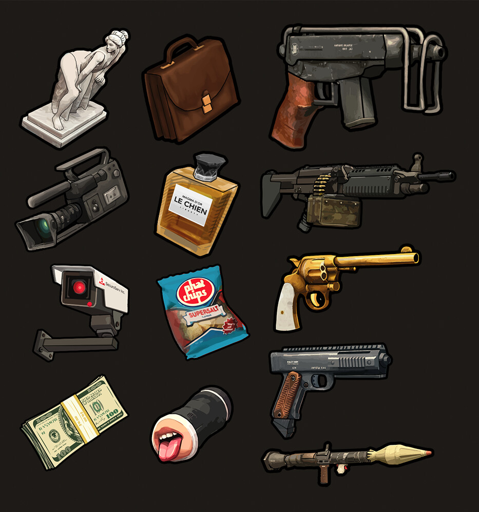 Sample Inventory Weapon Icon What custom Weapons and items pack you use? (for icones inventory pack ...