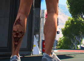 [RELEASE][PAID]Retexture 8 left leg tattoo[OPTIMISATION] thumbnail 4