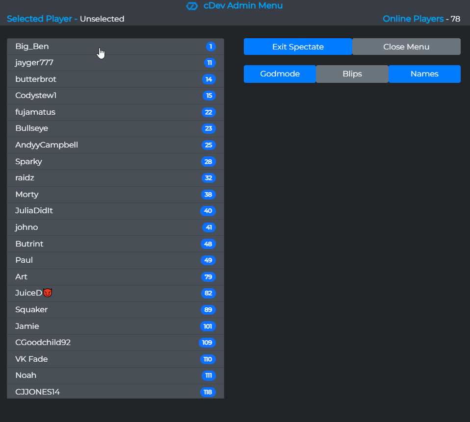 [PAID] [QB] Admin Menu by cDev thumbnail 2